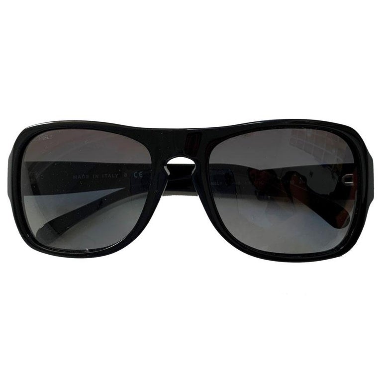 black chanel sunglasses