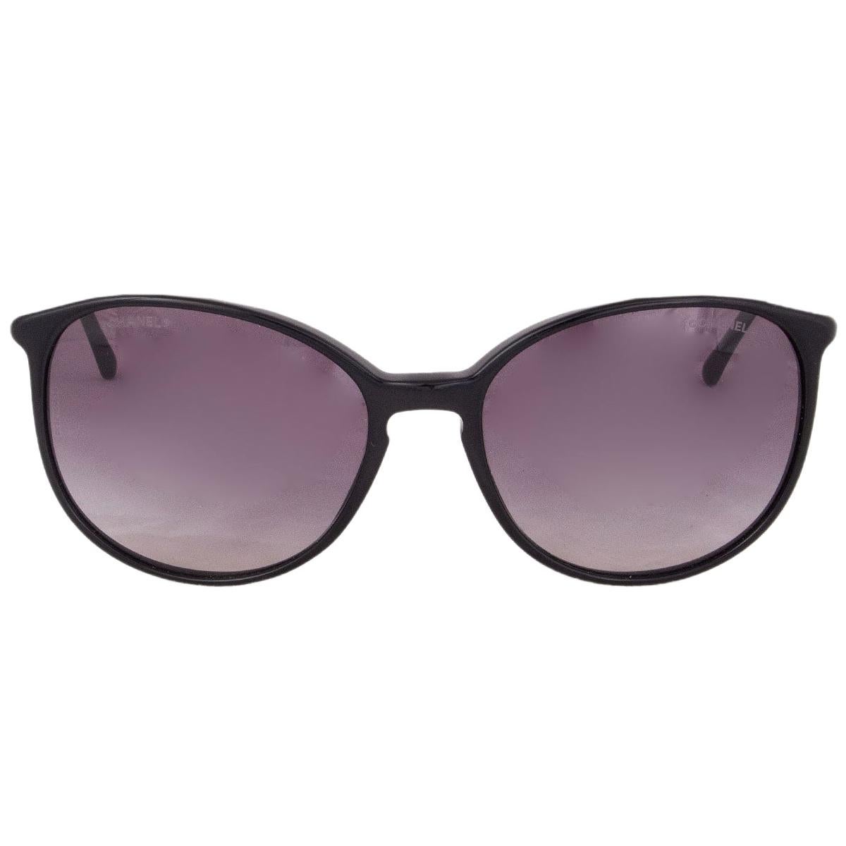 CHANEL black Sunglasses gradient grey Lenses 5278