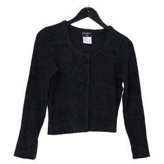 Chanel Black Sweater Cardigan Size 38