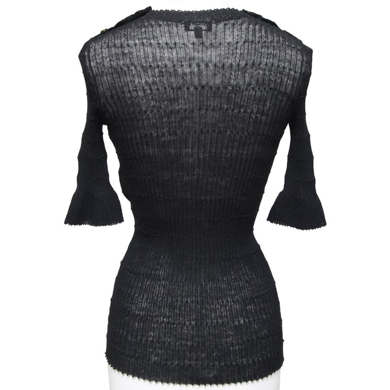 Used] CHANEL P34476K01024 / Sweater (thick) / 38 / Knit vest / Sleeveless  knit dress Black Wool ref.506332 - Joli Closet