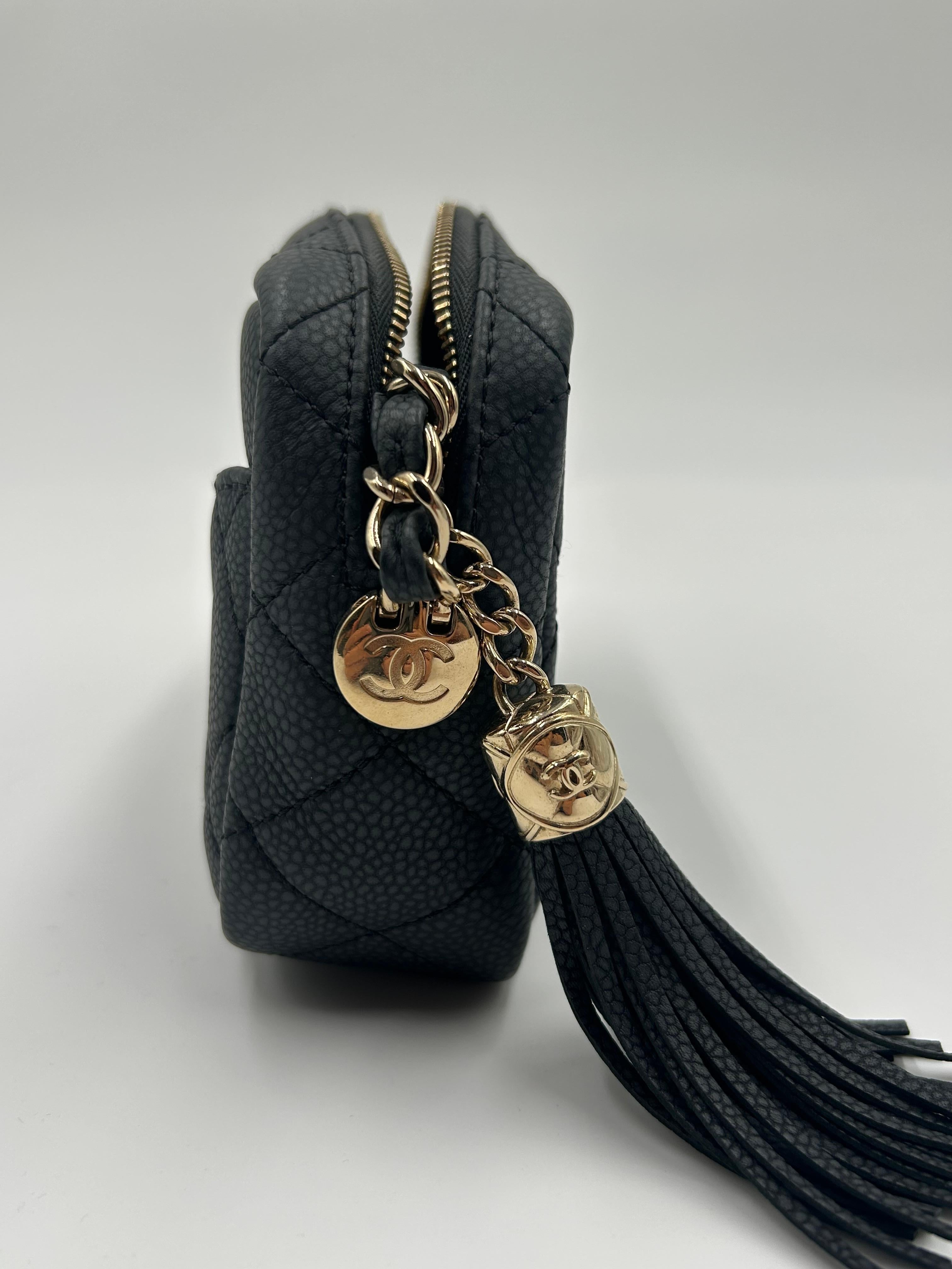 Chanel Black Tassel Camera Bag 2018 For Sale 6