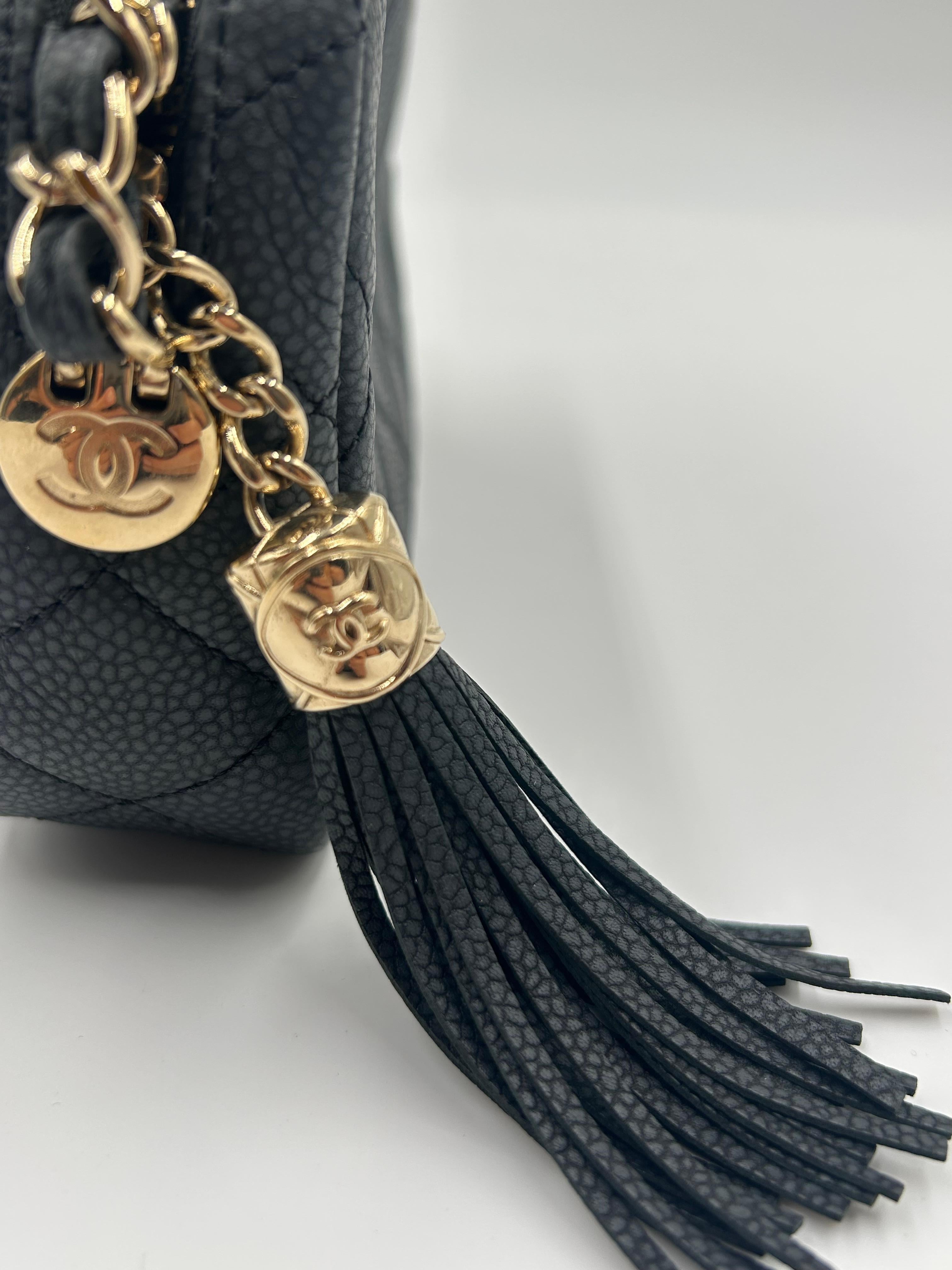 Chanel Black Tassel Camera Bag 2018 For Sale 7