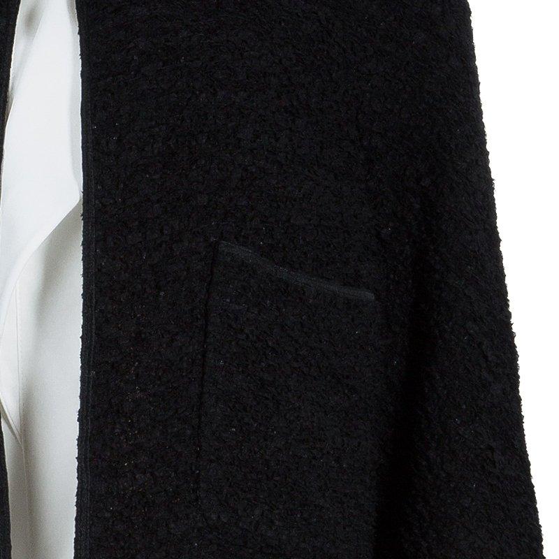 Chanel Black Textured Jacket S 3