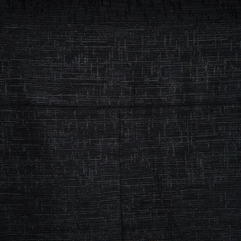 Women's Chanel Black Textured Patch Pocket Detail Sleeveless Dress M