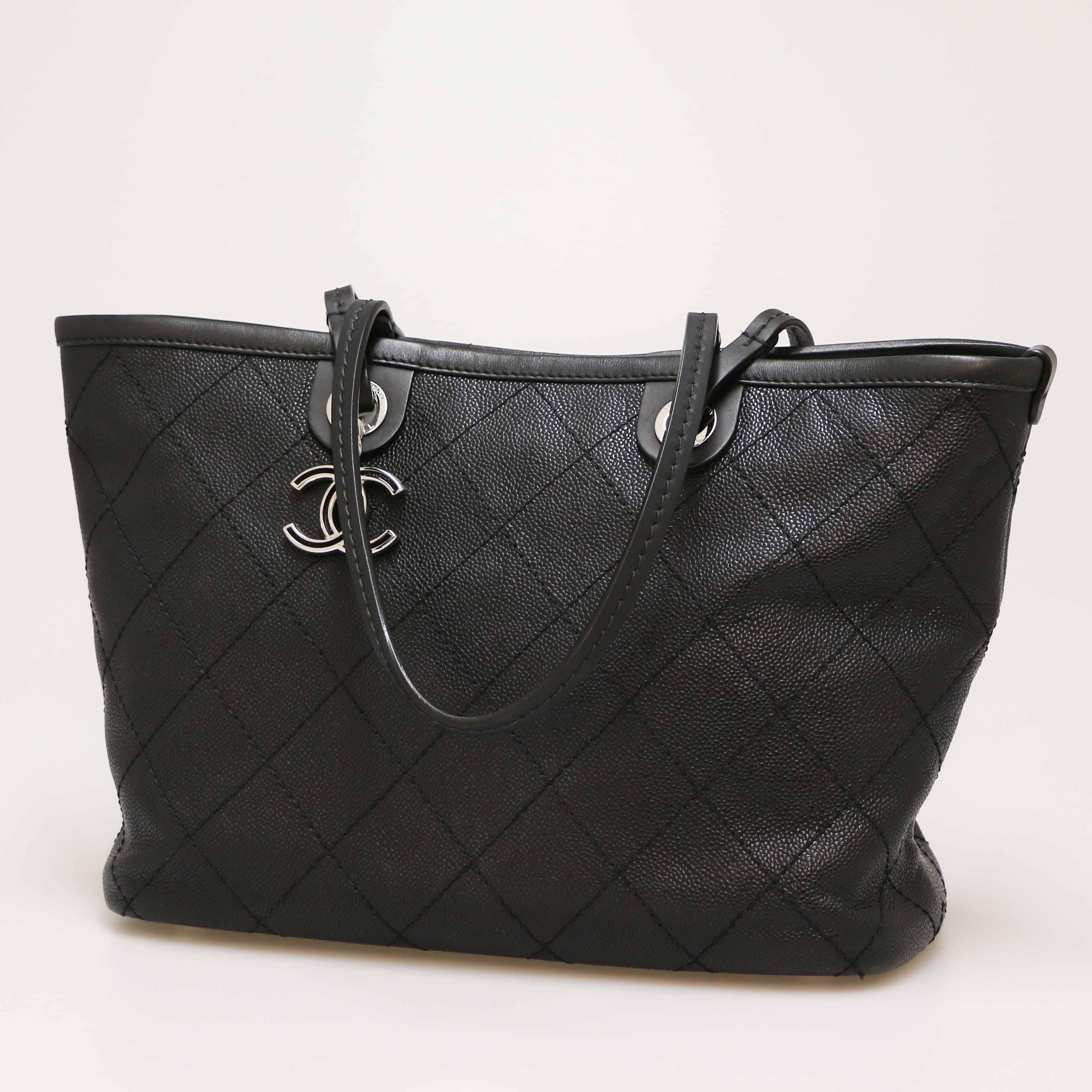 Chanel Black Tote Bag For Sale 9