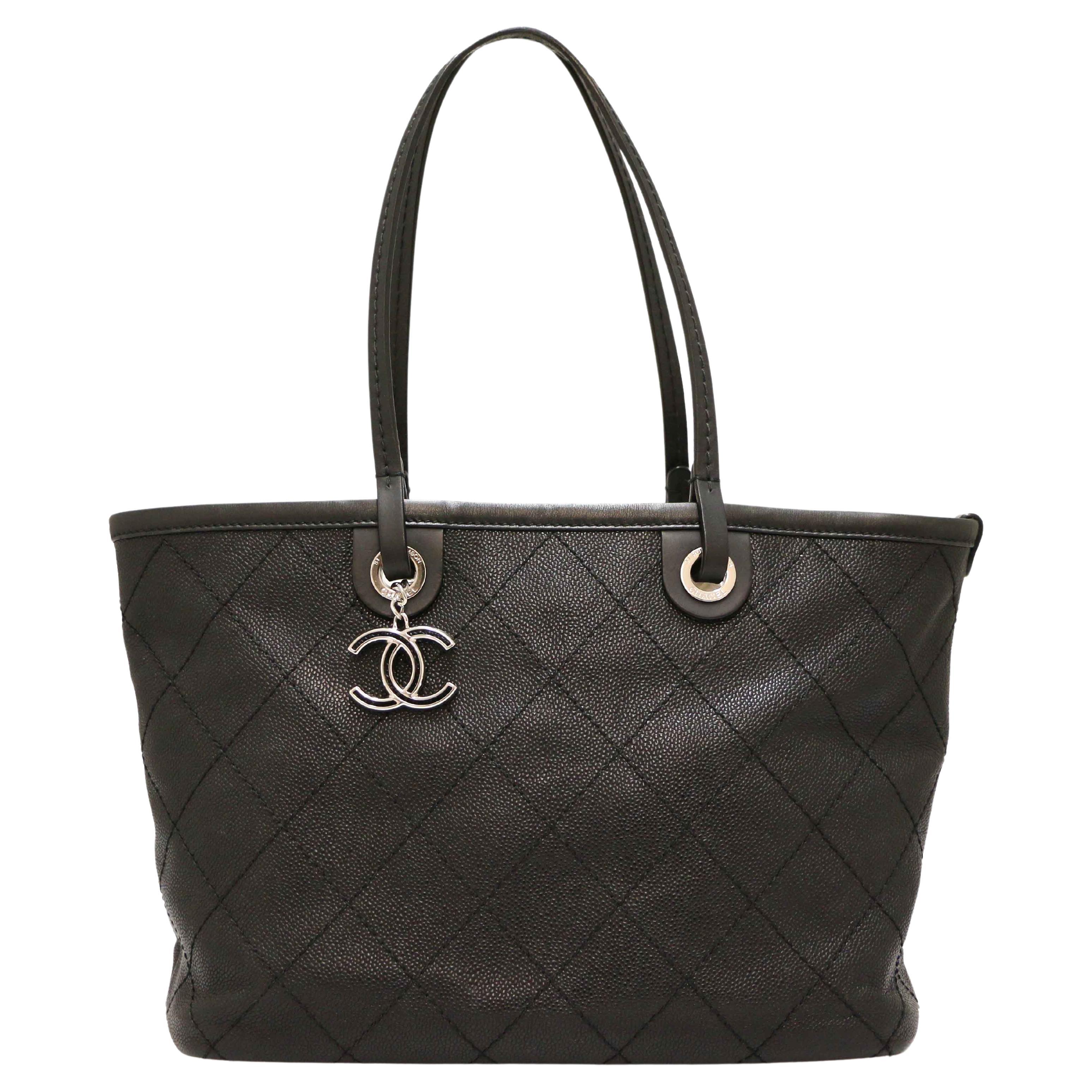 Chanel Black Tote Bag For Sale