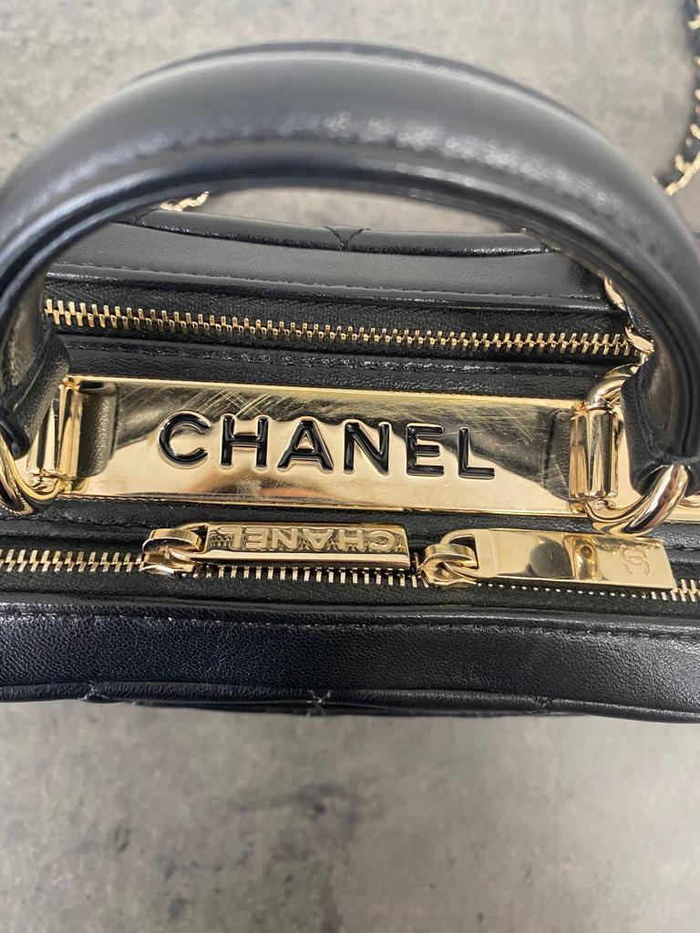 Chanel Black Trendy CC Bowling Bag 4