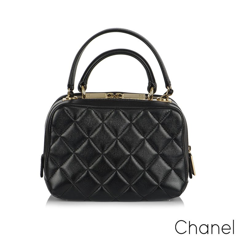 2011 Chanel Light Blue Denim and Brown Rope Canebier Just Mademoiselle Bowling  Bag For Sale at 1stDibs