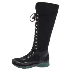 Chanel Sneaker Boots - 7 For Sale on 1stDibs