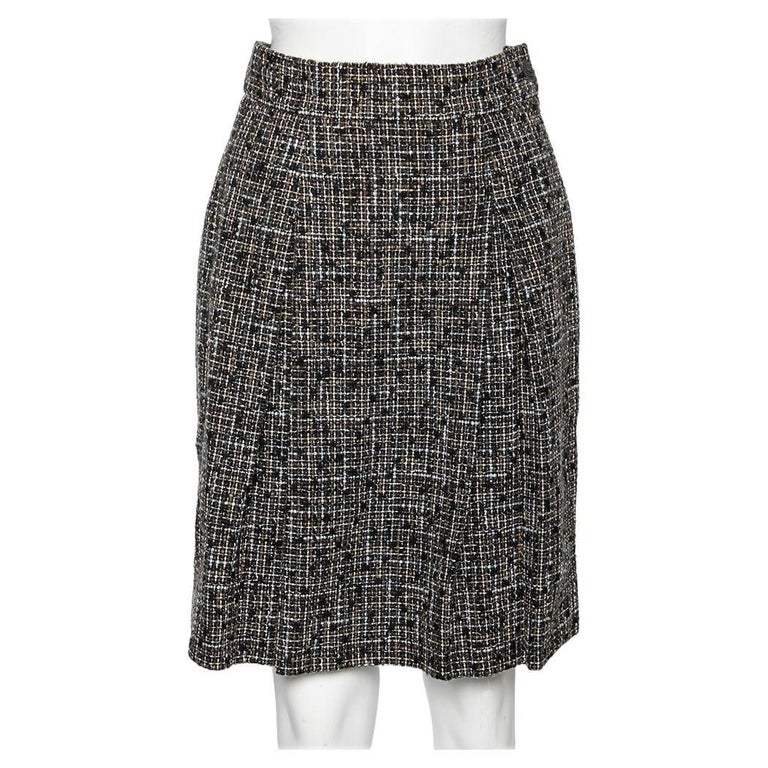 Chanel Lace Pleated Mini Skirt - Women's 38