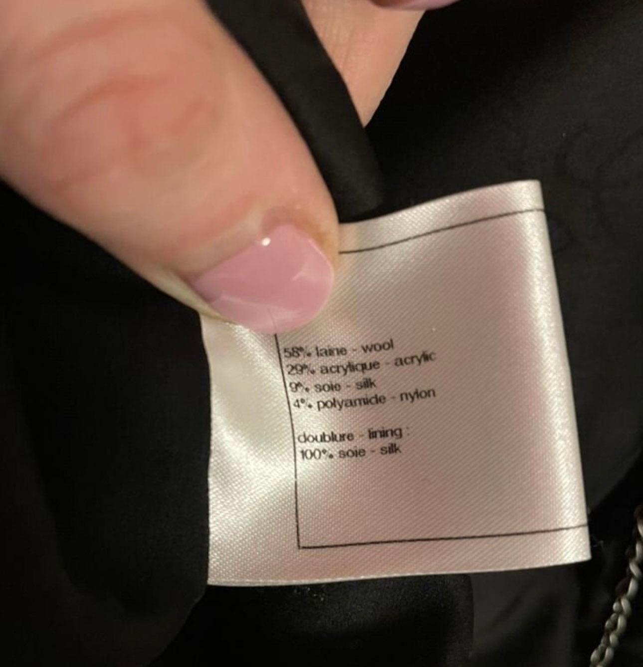 Chanel Black Tweed Jacket with Braided Trim 4