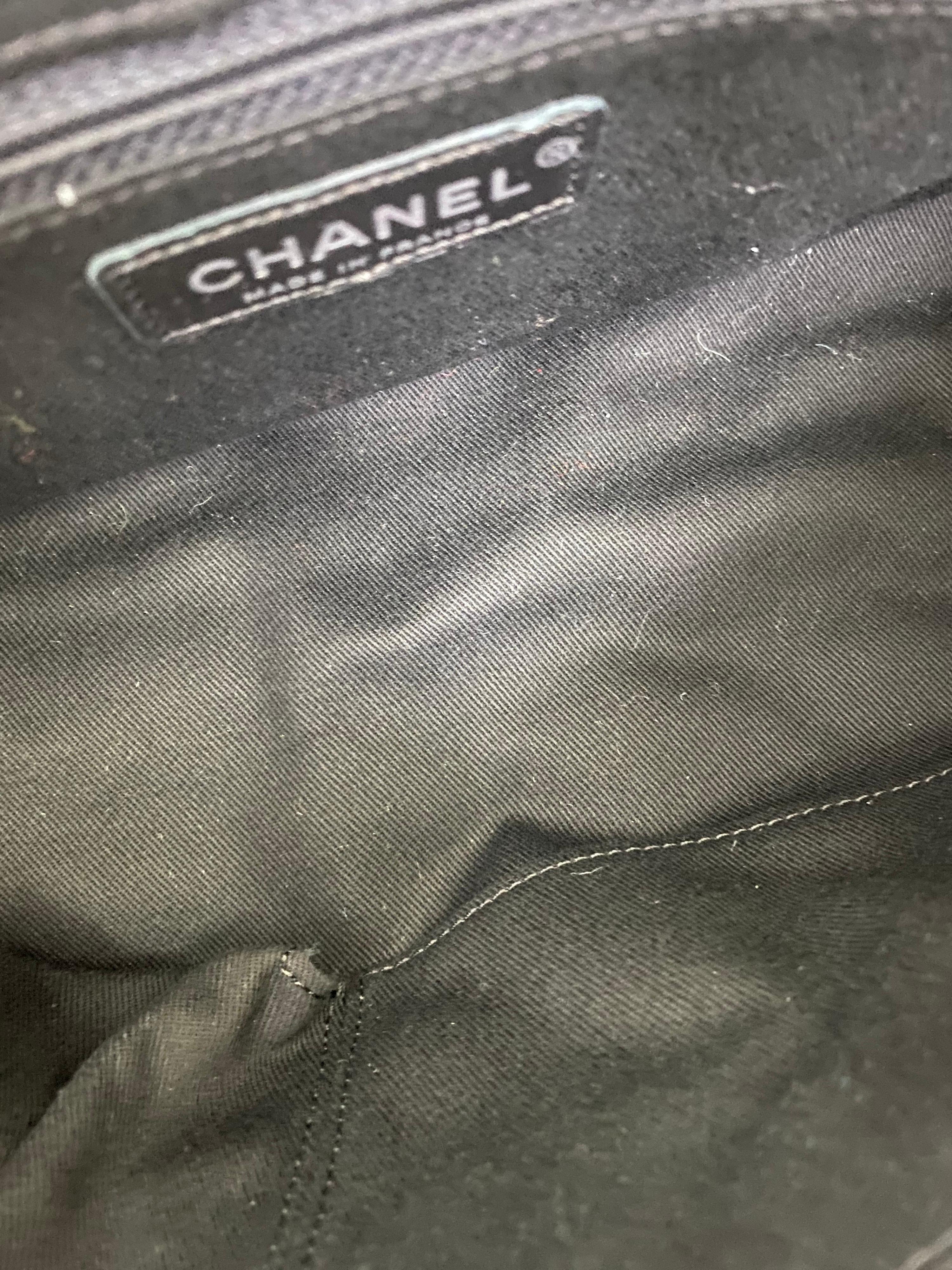 Chanel Black Tweed Limited Edition Bag 8