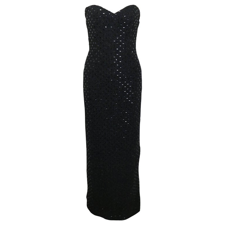 tube evening dress Holiday Cocktail Dresses Sexy Formal Patchwork Sequins Backless Slit Off the Shoulder Evening Dress Dresses(Blue/2XL) main image 1