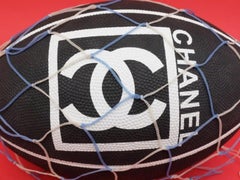 Chanel Black (Ultra Rare) Cc Sports Logo Football 232309