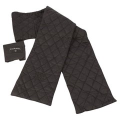 Chanel Black Unisex Cocoon Scarf