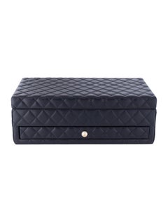 Chanel Black Vanity Case Edizione Limitata Rara Scatola per Gioielli Cosmetici Home Decor