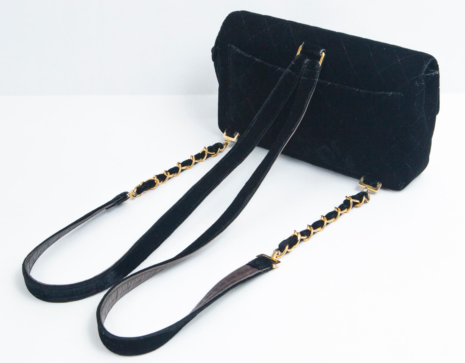 Black Velvet Backpack - 9 For Sale on 1stDibs