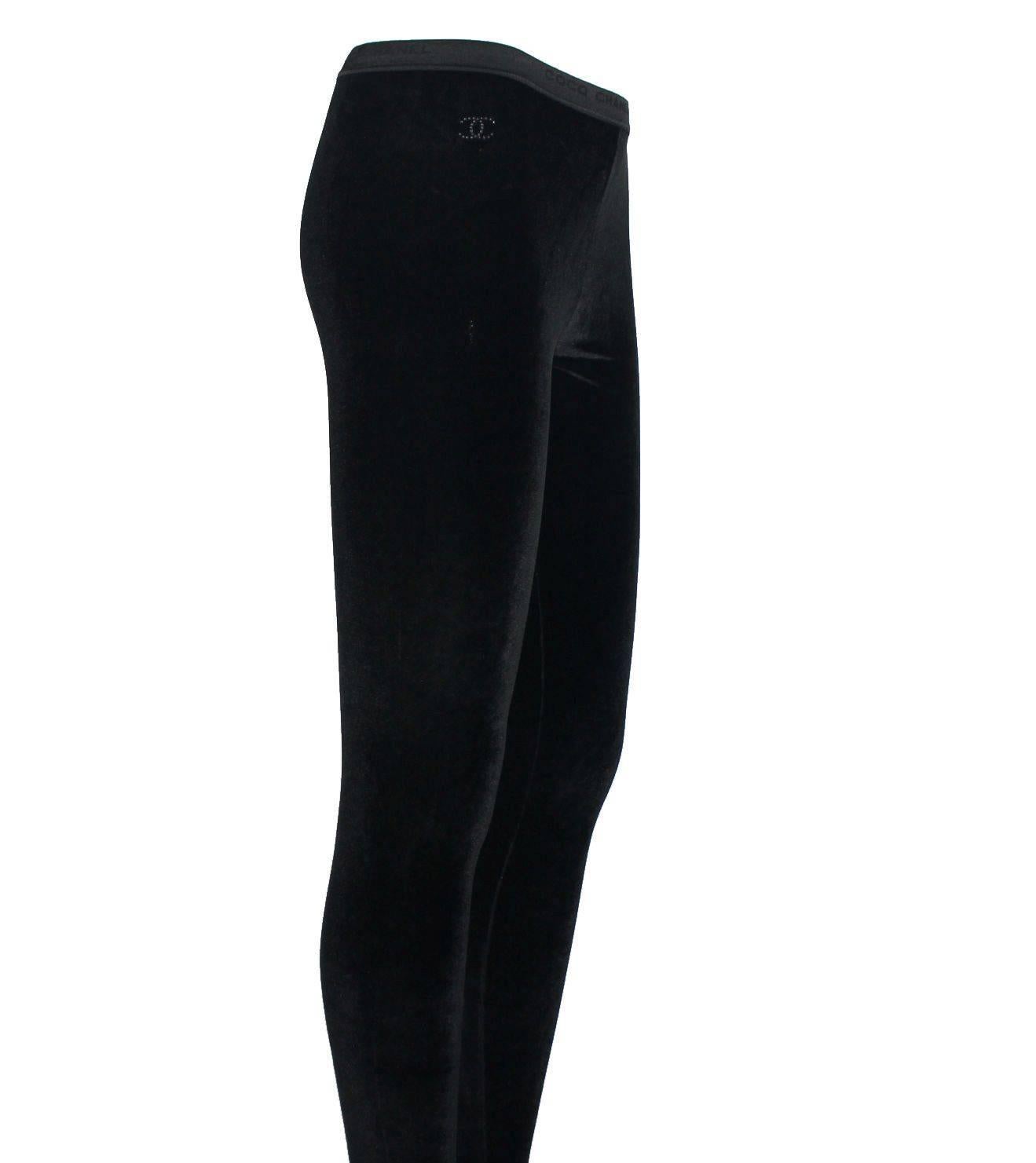 Gorgeous Chanel velvet footed leggings pants
Luxurious shiny velvet
Created by Karl Lagerfeld for Chanel
A classy item that lasts you for many years
So versatile - combine it with boots, a skirt, jacket, dress etc
Fits like a second skin
Elasticated