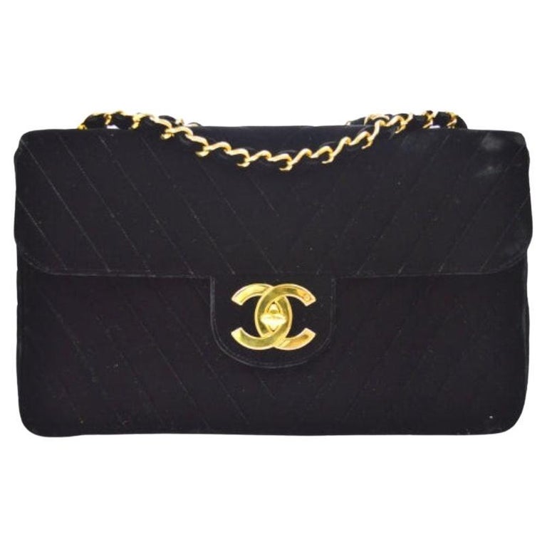 Vintage Chanel Brown Triple CC Logo Caviar Leather Shoulder Bag