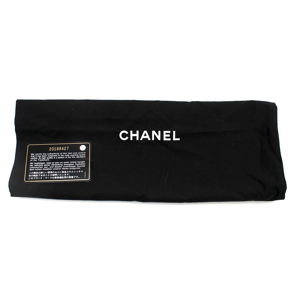 Chanel Black Velvet Mini Flap Bag 20cm 3