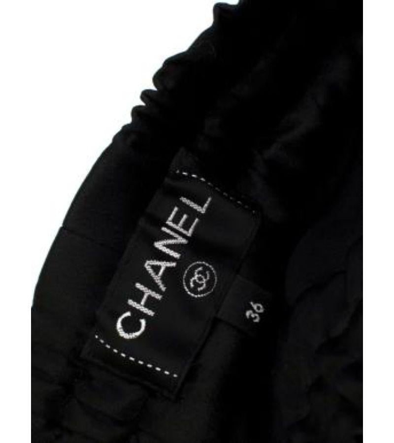 Chanel Black Velvet Popper Button Trousers 1