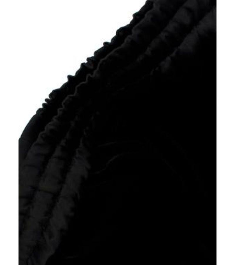 Chanel Black Velvet Popper Button Trousers 2