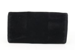 Chanel Black Velvet Velour Gold CC Turnlock Jewelry Tray Insert 99ck222s