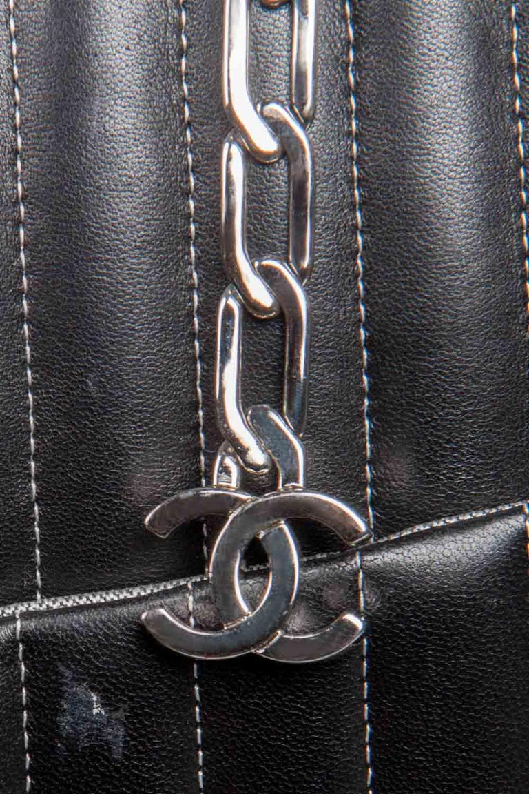 Chanel Black Vertical Quilted Leather Large Mademoiselle Tote Chanel | The  Luxury Closet
