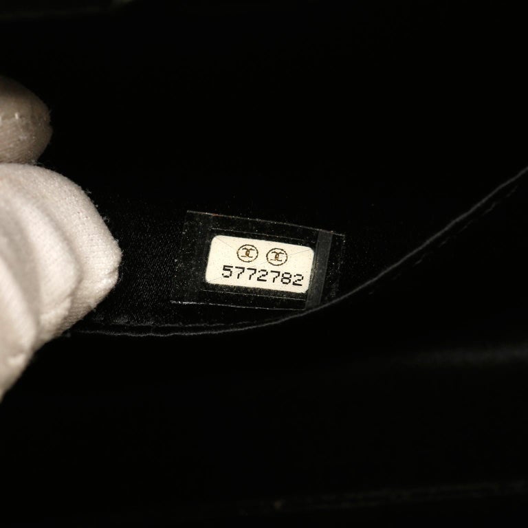 Chanel Black Vintage Beaded Mini Box Evening Bag