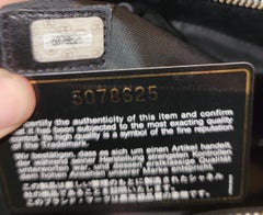 CHANEL Black Vintage Caviar Skin Leather Shoulder Bag