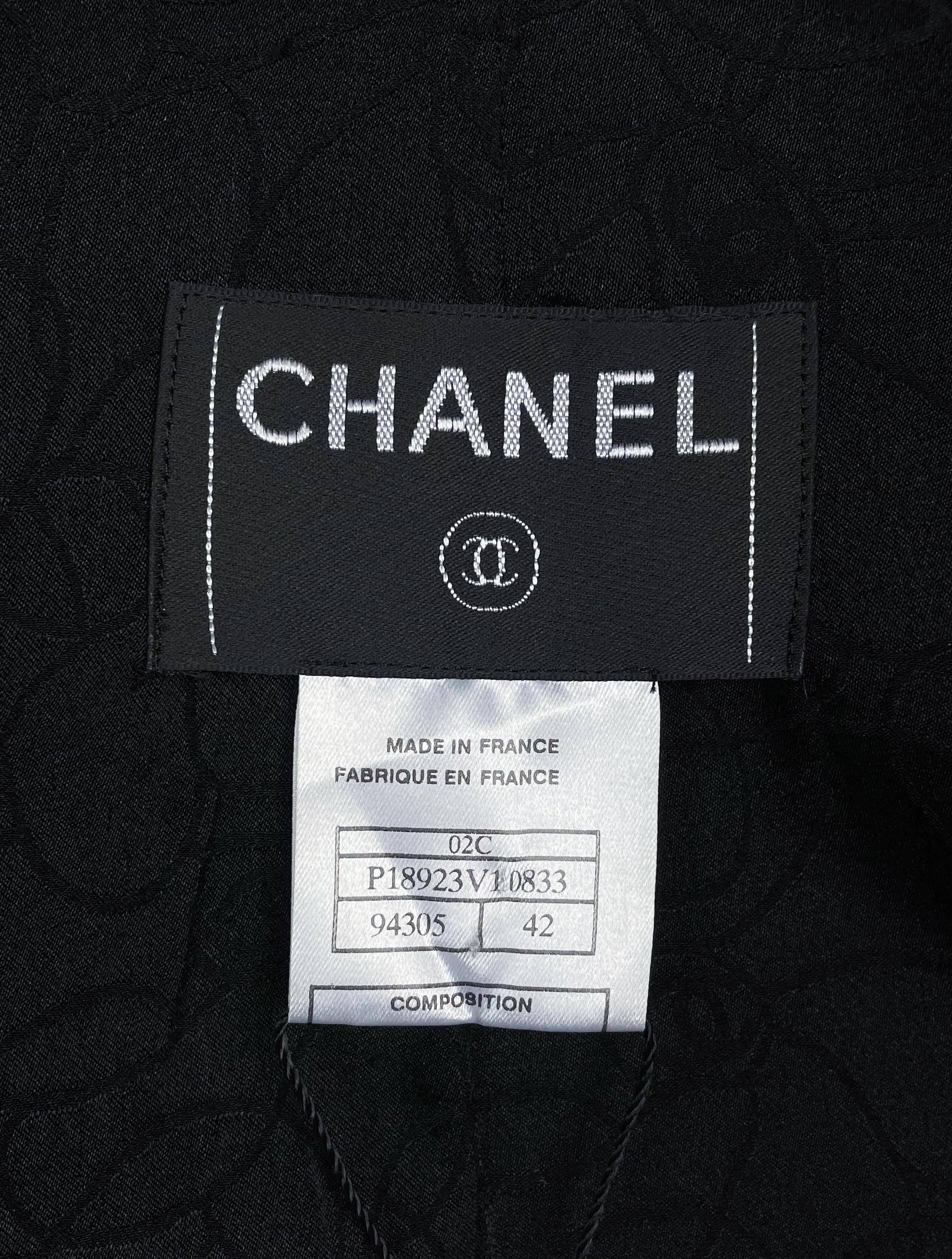 Women's Chanel Black Vintage Jacket, Cruise 2002 Collection