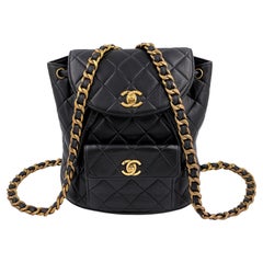 Chanel Mini Backpack Is Back - Black Backpacks, Handbags - CHA583156