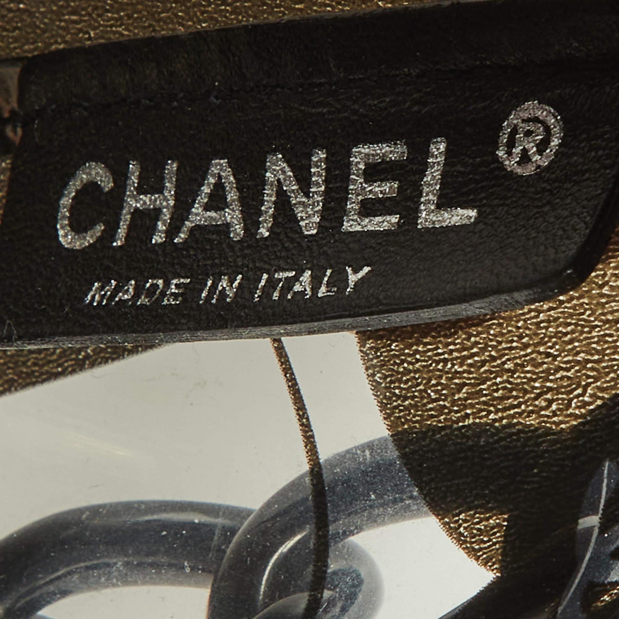 Chanel Black Vinyl Maison Coco Window Bag For Sale 1