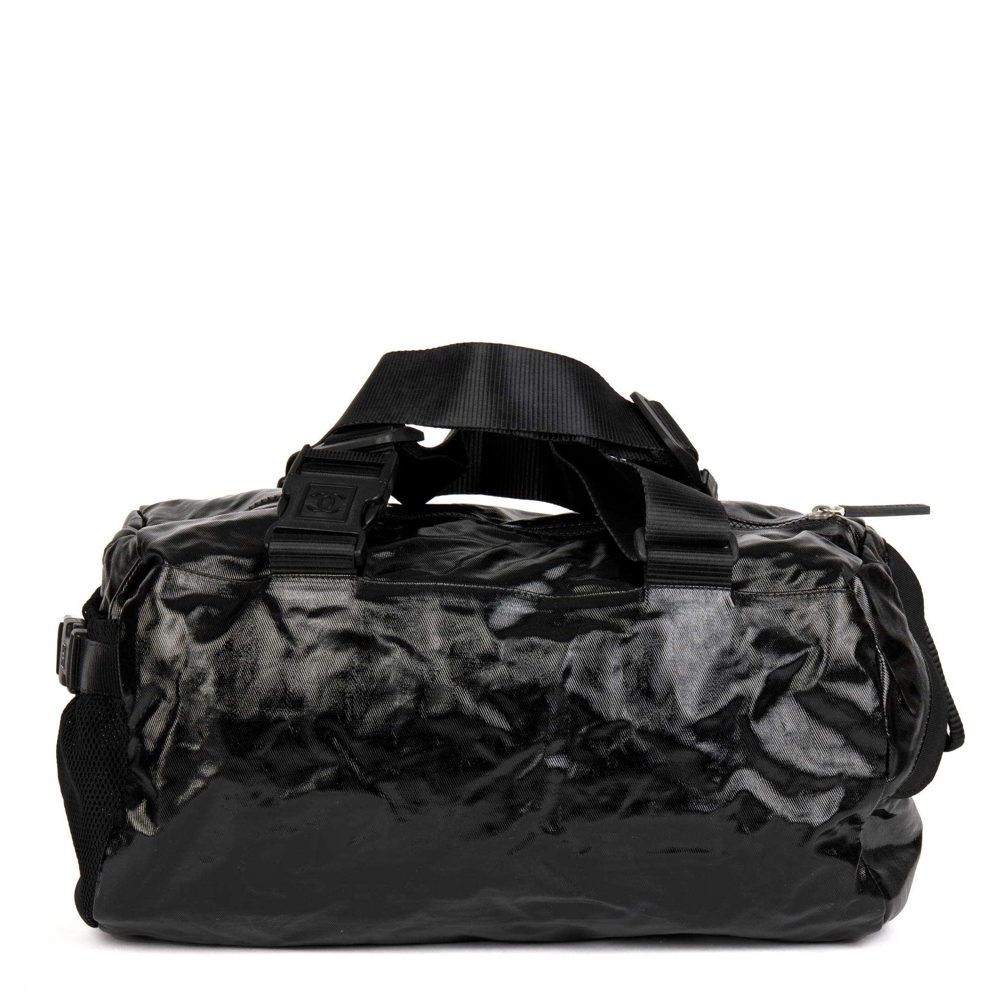 black chanel duffle bag