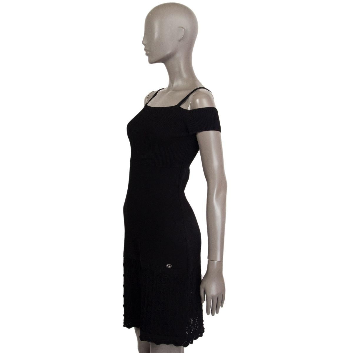 viscose black chanel dress