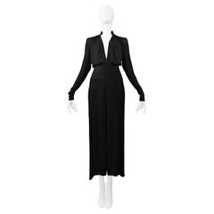 Chanel Black Viscose Jersey Jumpsuit 2008