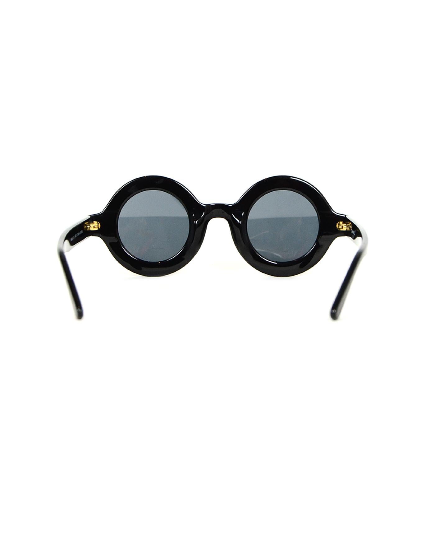chanel vintage round sunglasses
