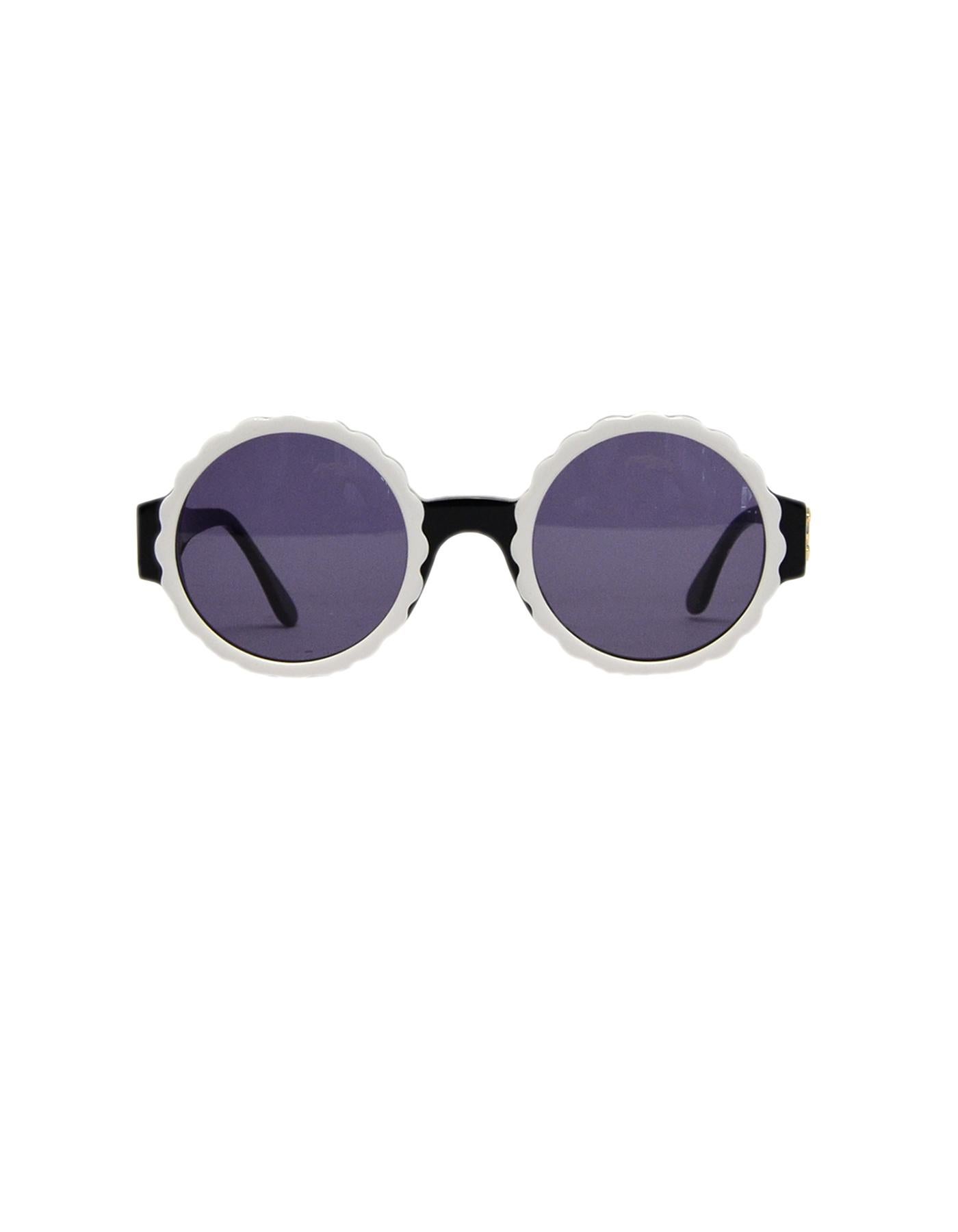 vintage scalloped sunglasses