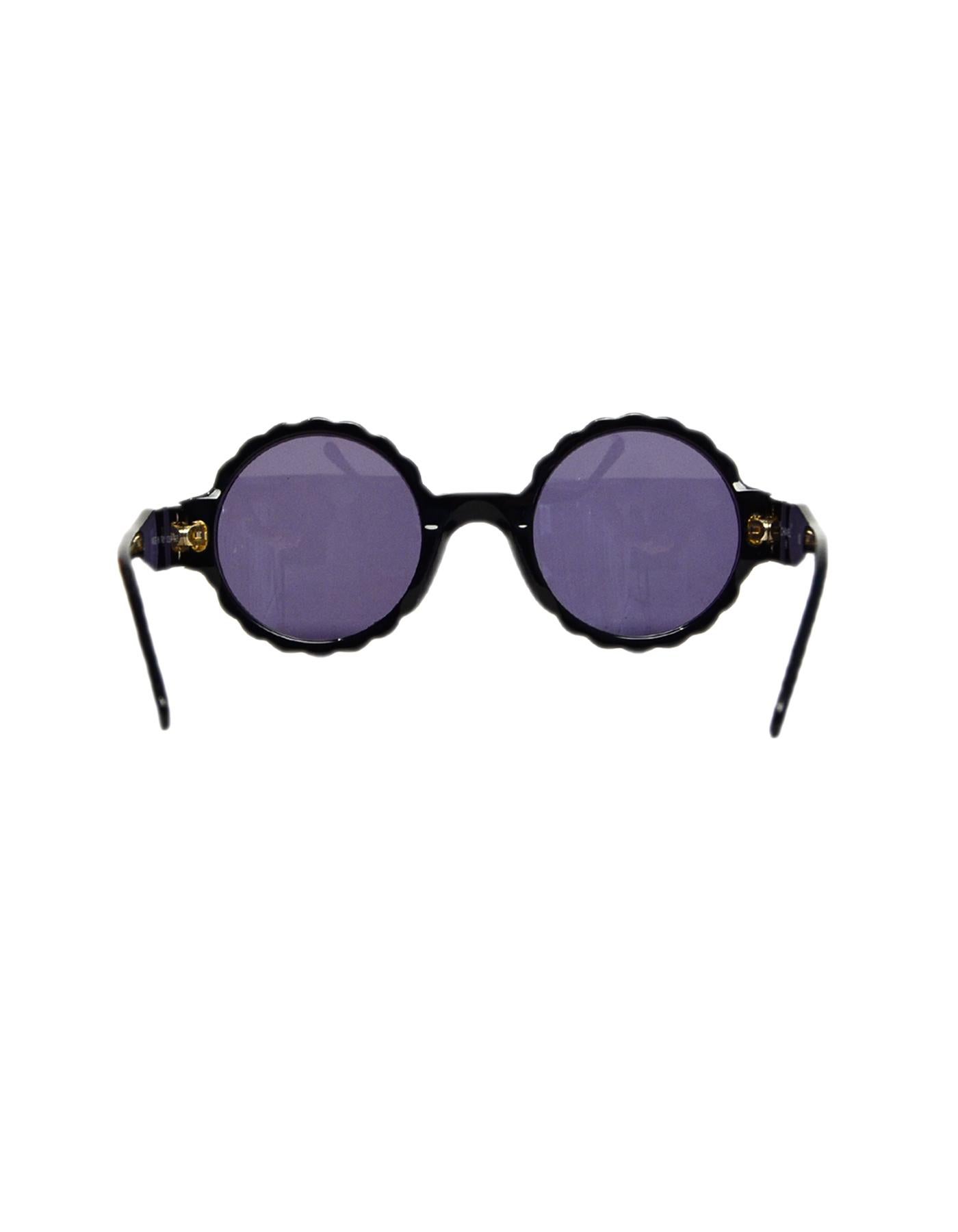 scalloped vintage sunglasses