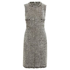 Chanel Black & White Fall/Winter 2003 Tweed Dress