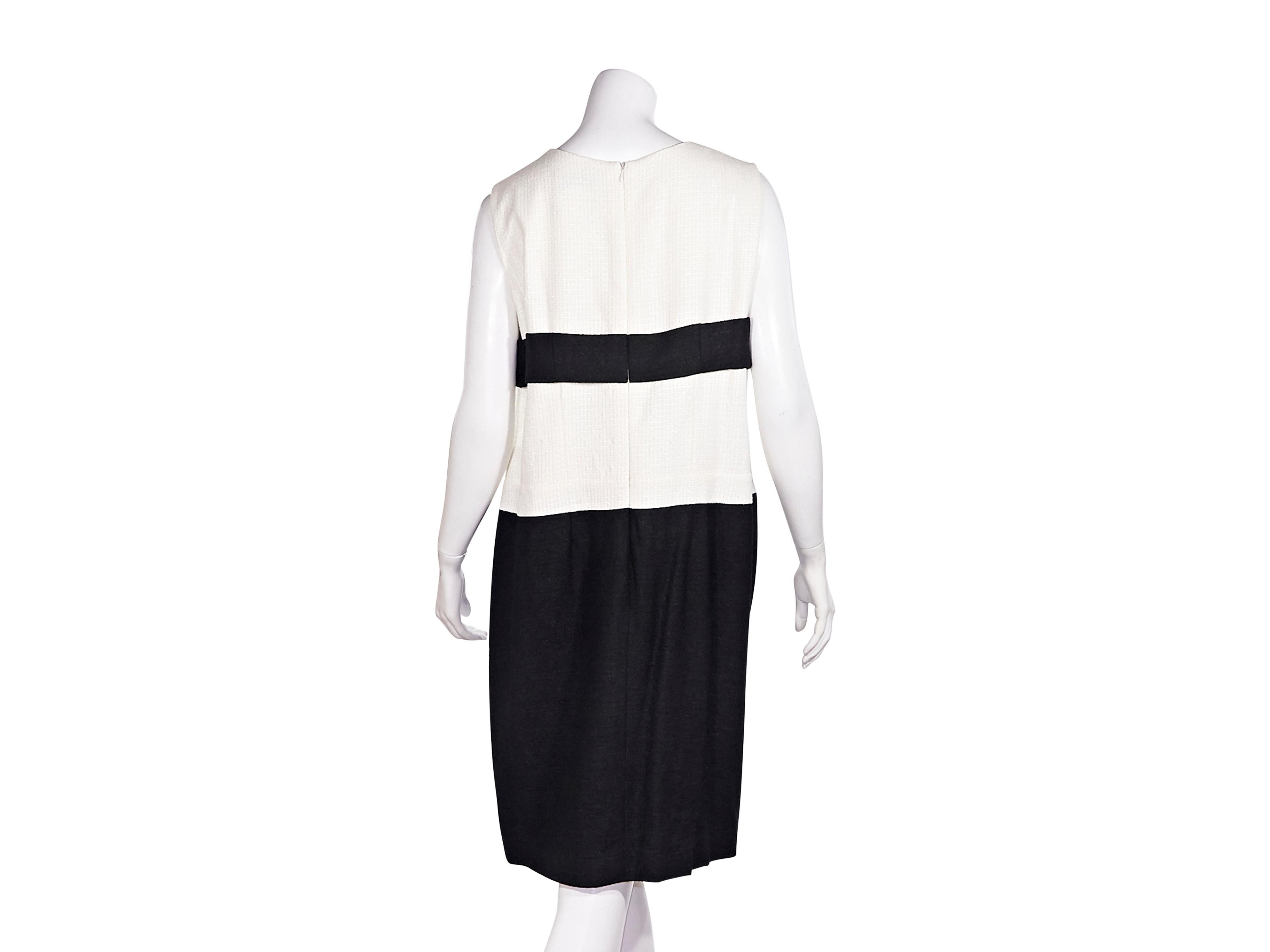 Chanel Black & White Jacket and Dress Set 3