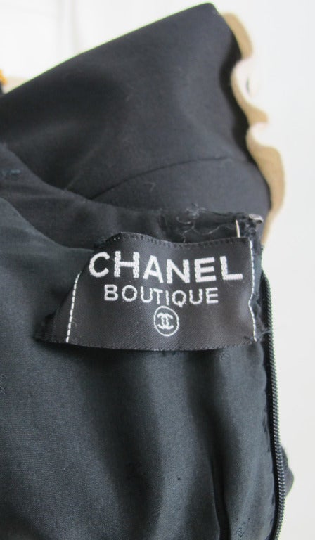 Chanel Black & White Knit dress 1980s 6