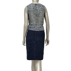 Chanel Black & White Lace Two-Piece Suit Sz.36