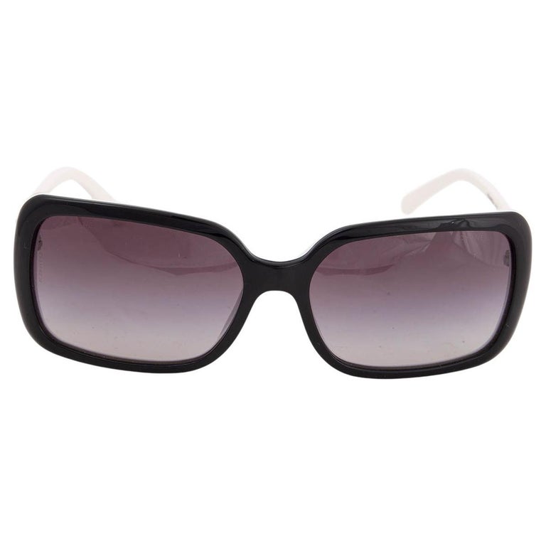 CHANEL black and white LOGO 5175 Sunglasses