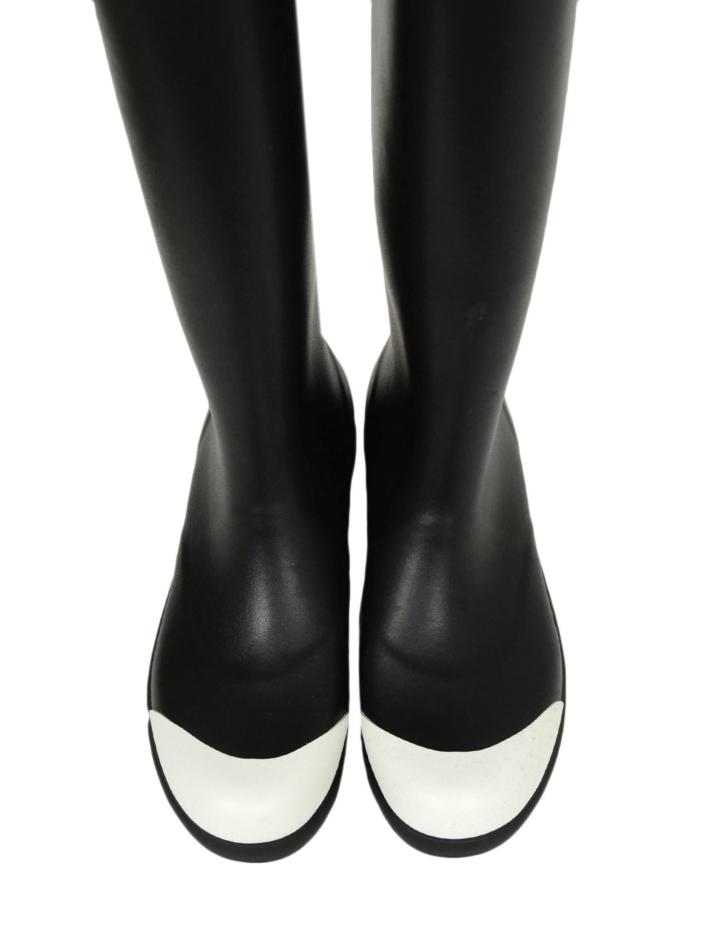 chanel wellies