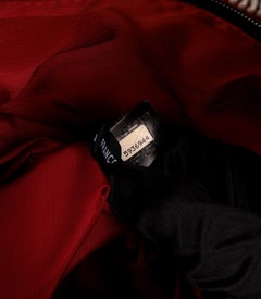 Chanel - Sac de voyage en nylon noir et blanc