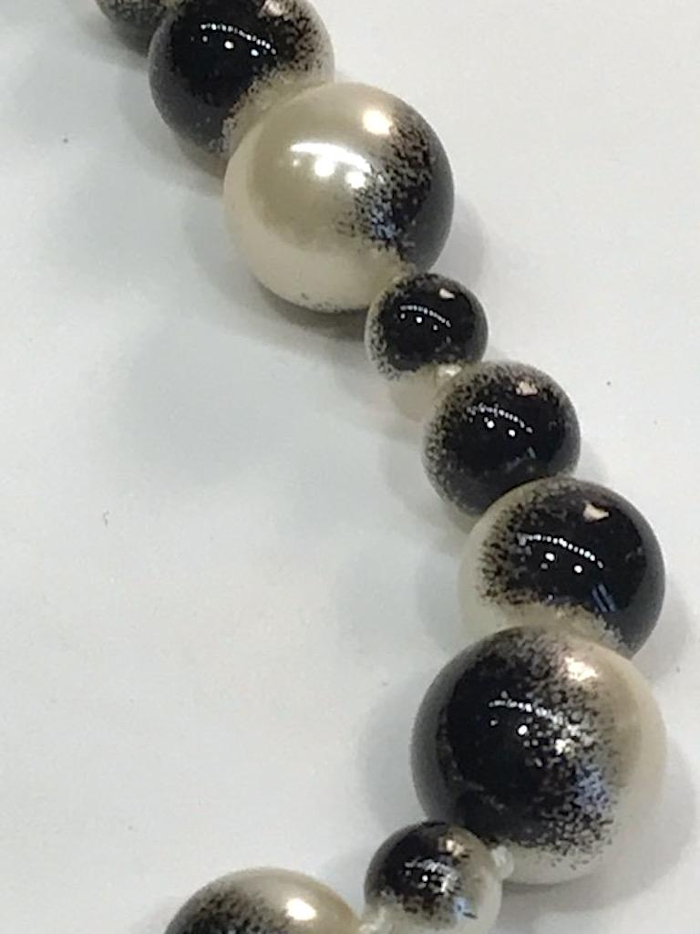 Chanel Black & White Pearl Necklace, Autumn 2015 Collection 3