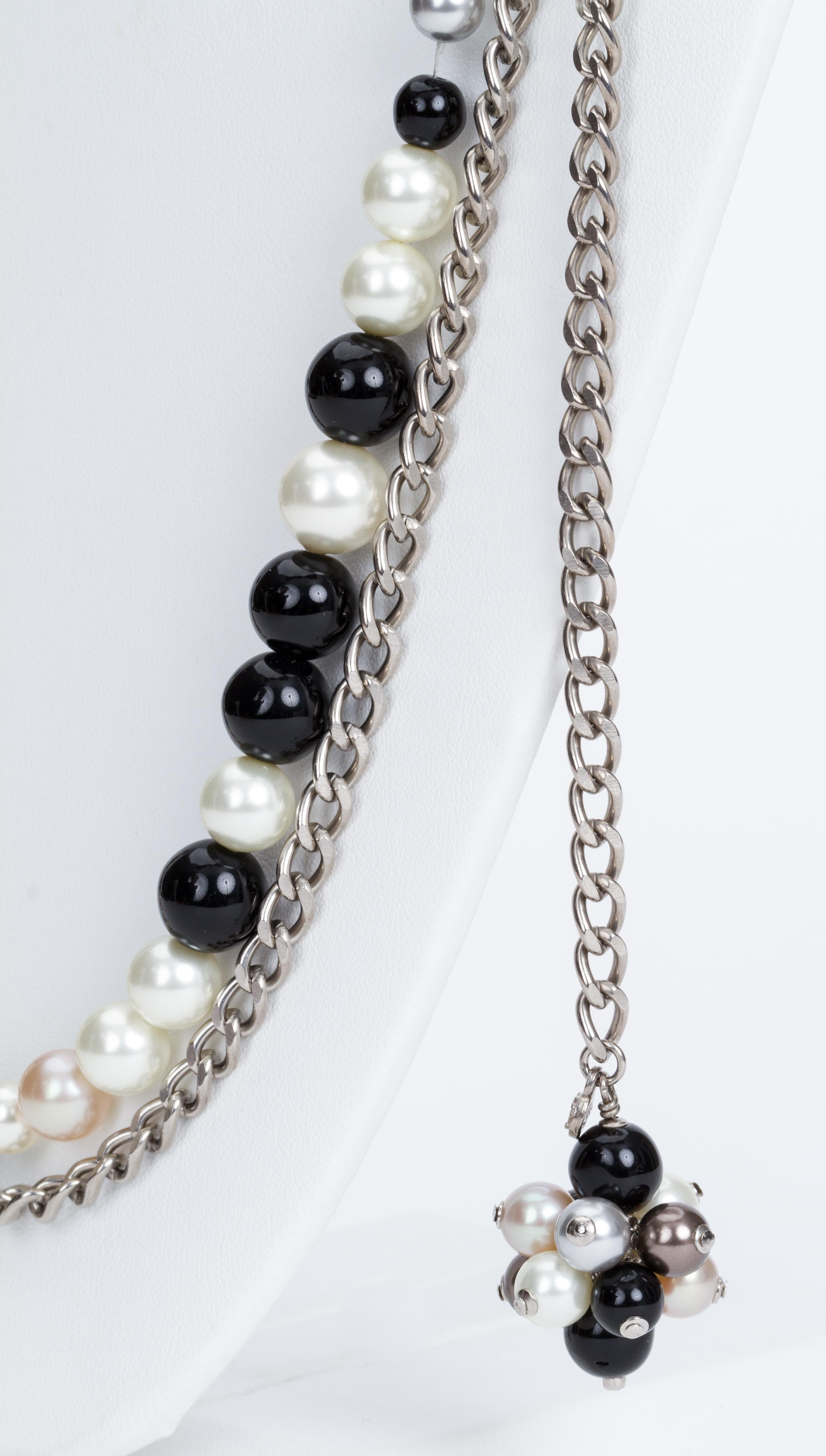 belt pearl necklaces