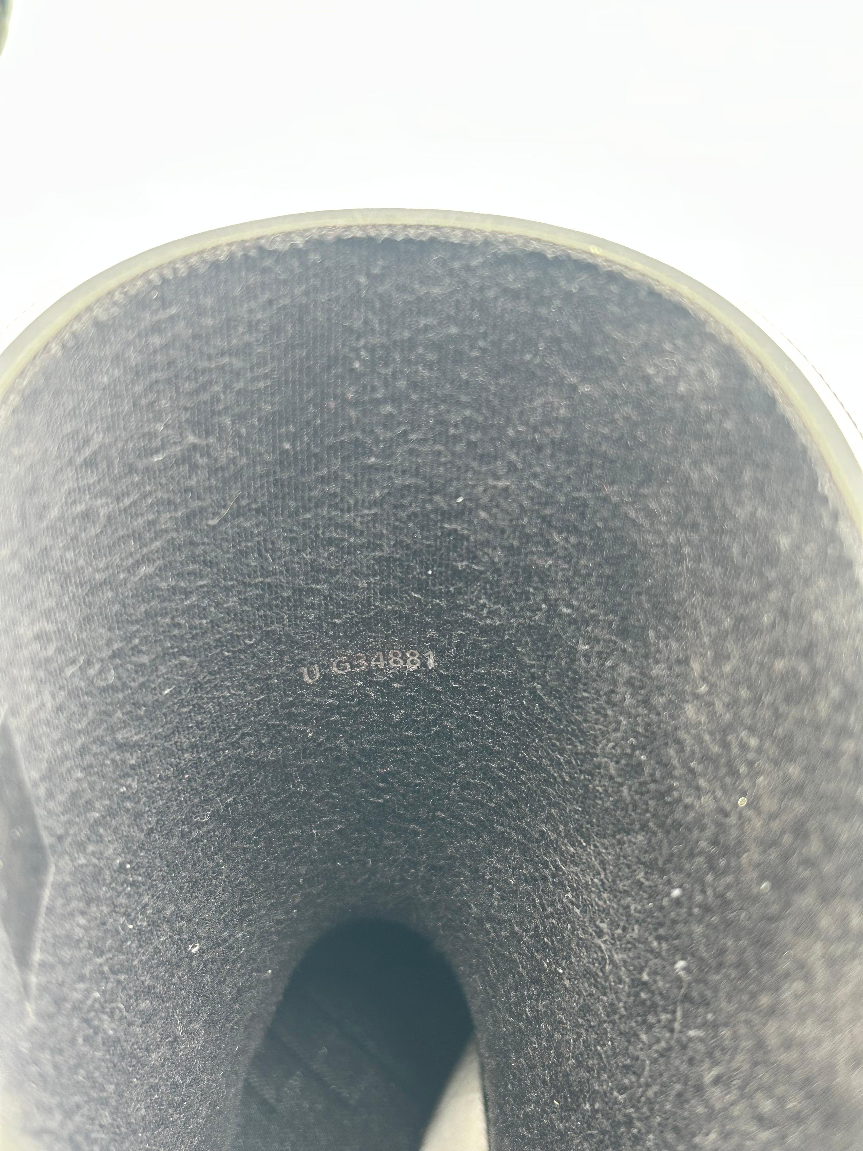 Chanel Stivali da pioggia bianchi e neri misura 39/8.5 in vendita 4