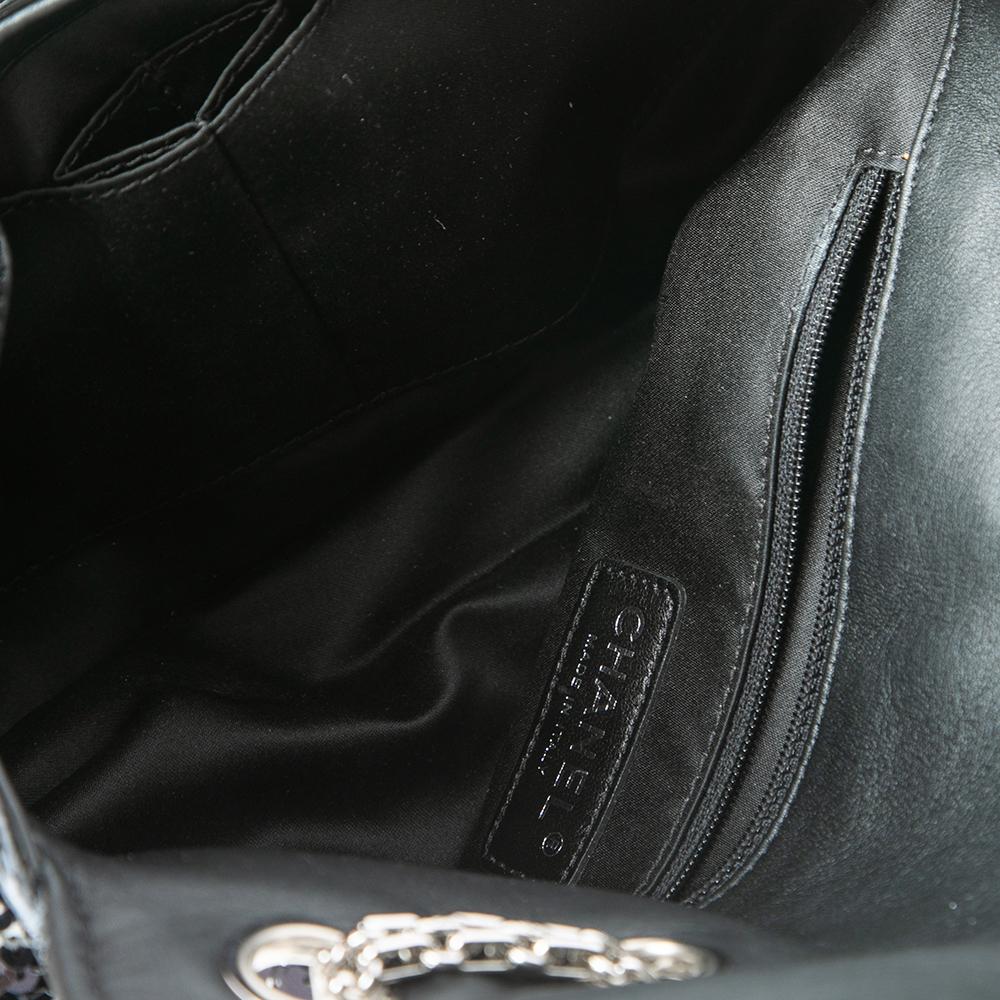 Chanel Black/White Sequins Reissue Shoulder Bag 3